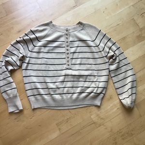 Cotton striped sweater